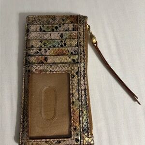 HOBO Multicolor Wristlet with Gold Accents